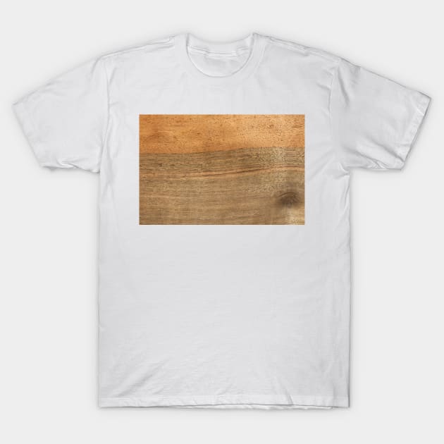 Striped Wooden Texture T-Shirt by pinkal